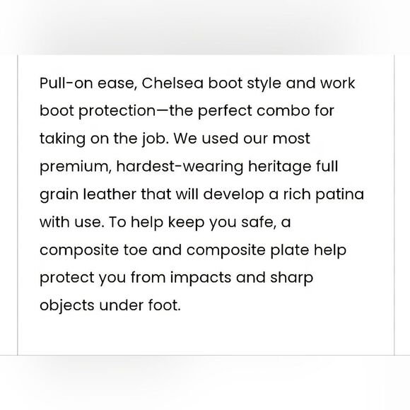 Kodiak Bralorne Chelsea black leather safety work boot womens 9.5 - Picture 6 of 6